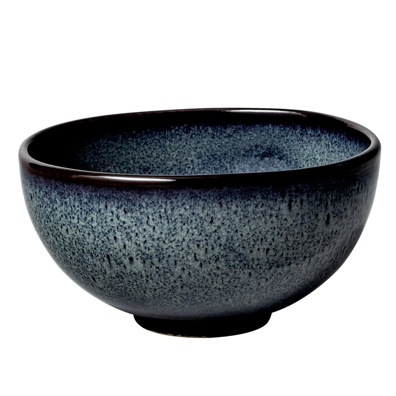 Like by Villeroy & Boch Suppenbowl LAVE GRIS Graue Müslischale Lave 280ml, seitliche Perspektive