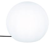 Kugelleuchte BULY 40, weiße Kugelform, seitliche Perspektive
