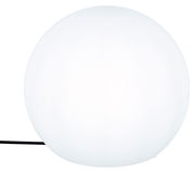 Kugelleuchte BULY 40, weiße Kugelform, seitliche Perspektive
