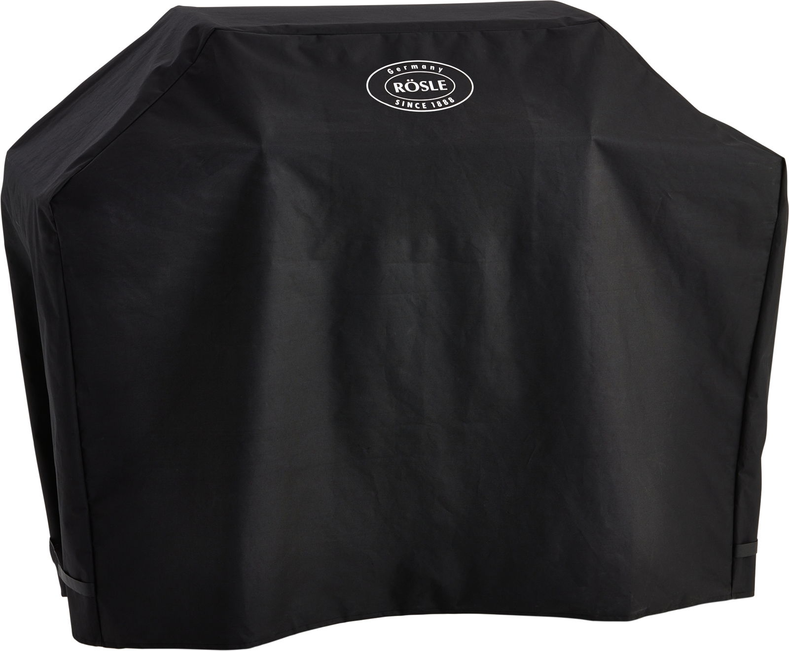 Schwarze Abdeckhaube für Videro G3 Grill, Vorderansicht