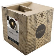 Verpackung des Tellersets Eclipse Night 12-tlg von Arthur Krupp, schräg von vorne fotografiert.