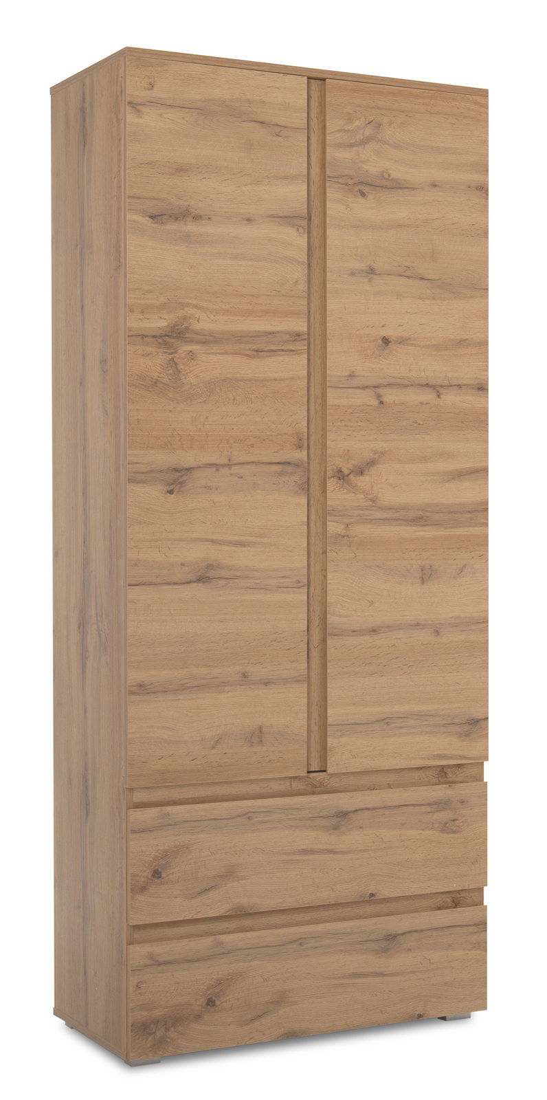 Z2 Mehrzweckschrank IMAGE Mehrzweckschrank aus Holz in Eichenoptik, frontal fotografiert