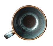 Ansicht von oben auf einen türkisfarbenen Kaffeebecher Lave mit 340ml Fassungsvermögen.