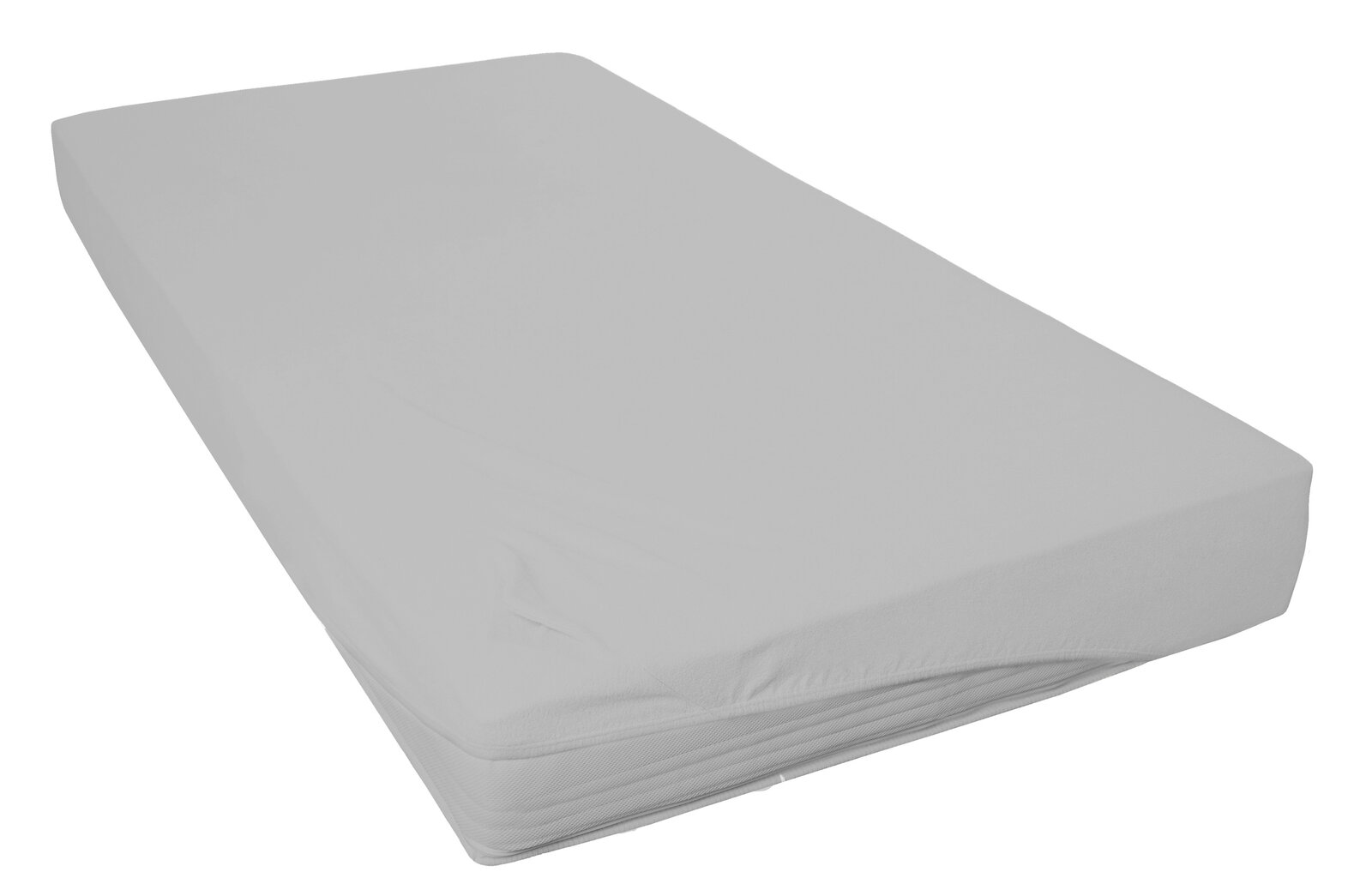 Novel Spannbetttuch TEDDY-FLAUSCH Spannbetttuch in der Größe 150x200cm, seitliche Perspektive