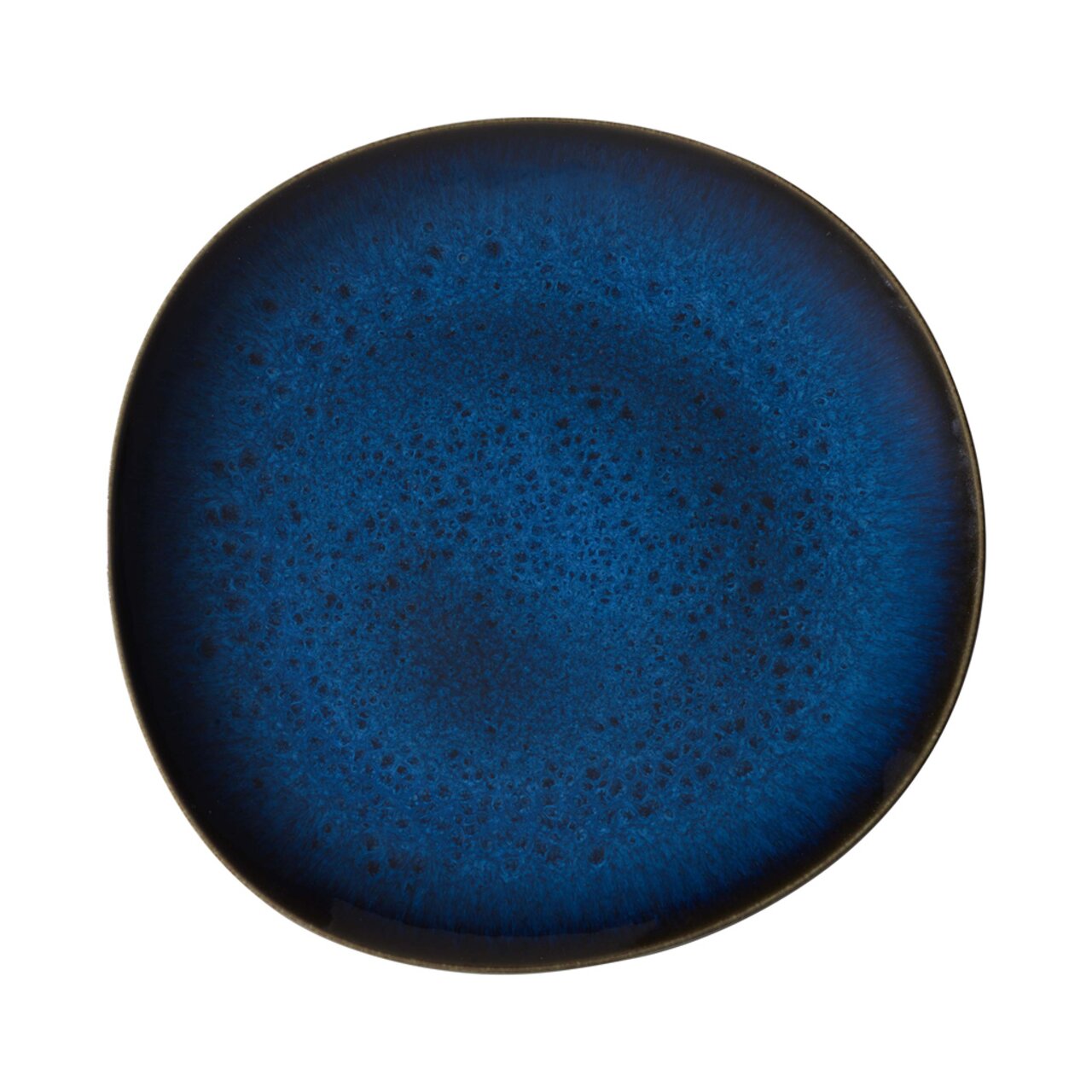 Blauer Speiseteller Lave 28cm, Draufsicht