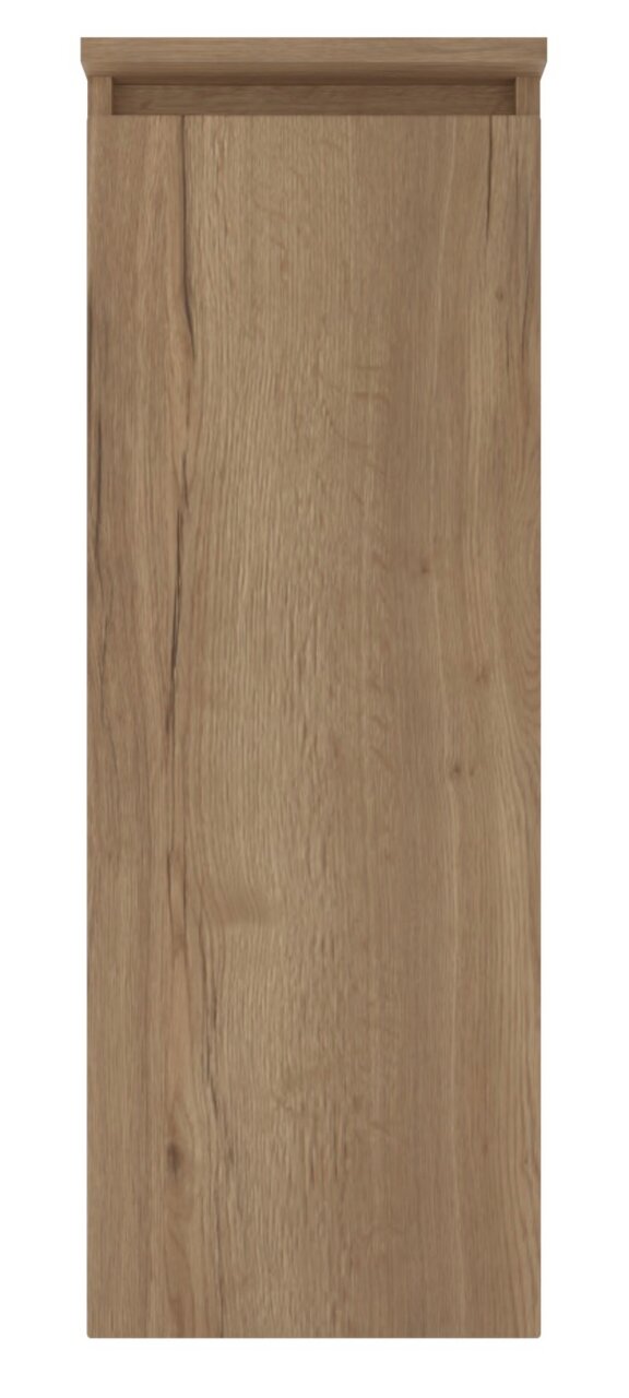 Novel Highboard links NV.210 Frontansicht eines Highboards mit Holzoptik