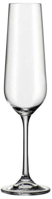 Eleganter Sektkelch 220 ml Lucca, frontal abgebildet