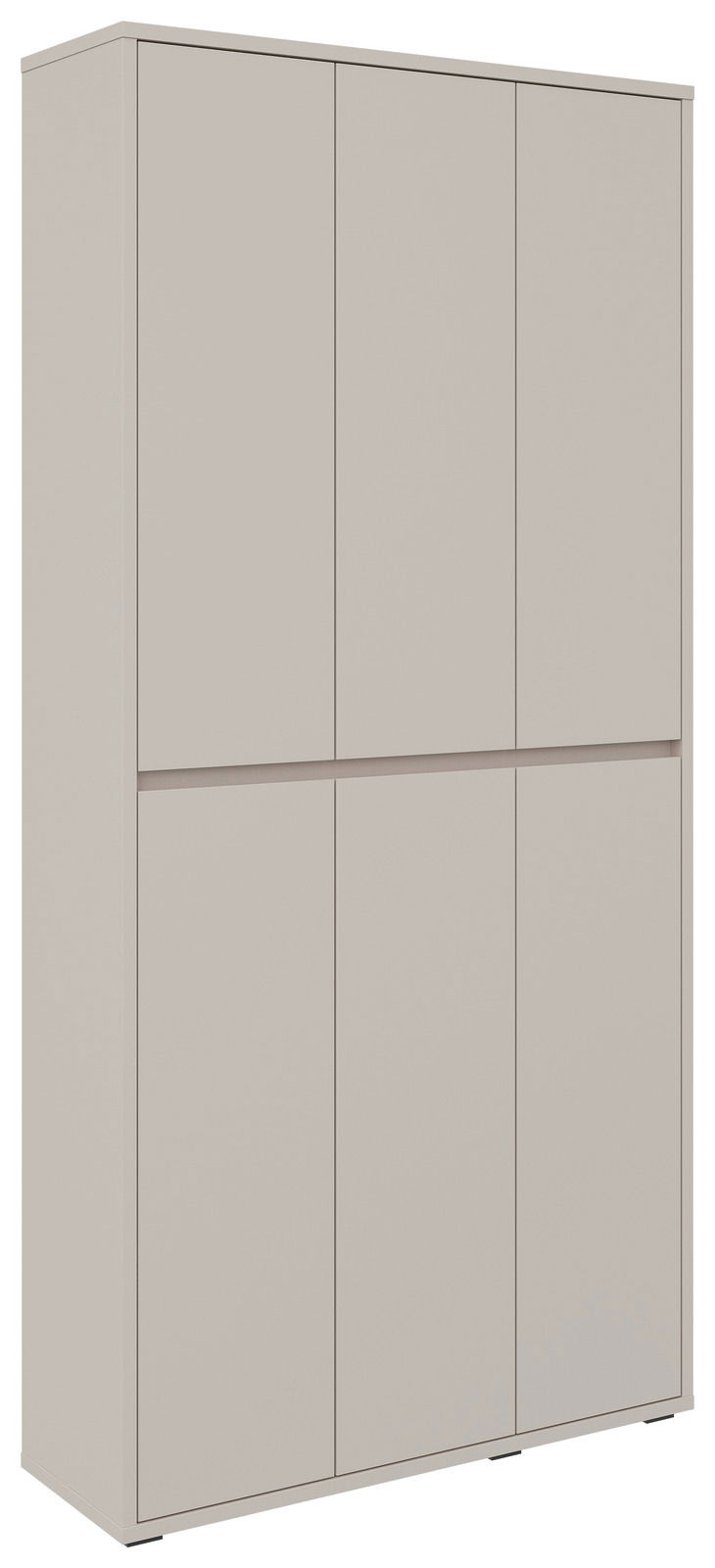XORA XXL-Schuh-/Mehrzweckschrank LIV XXL-Schuh- und Mehrzweckschrank in Beige, frontale Perspektive