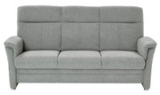 Graues 3-Sitzer-Sofa Beldomo ZARA, Frontalansicht