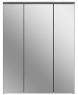 Spiegelschrank mit drei Türen, frontale Ansicht