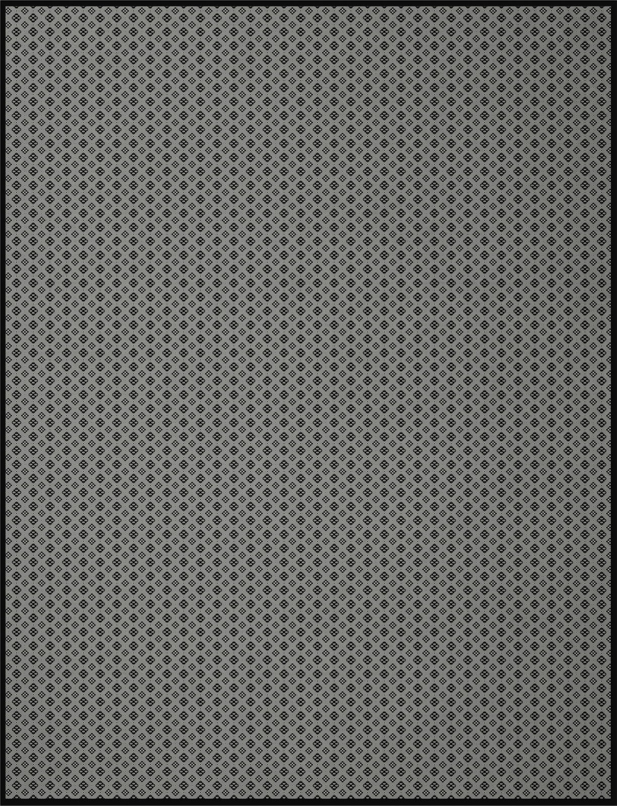 Wohndecke mit grauem Rautenmuster, Draufsicht