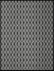 Wohndecke mit grauem Rautenmuster, Draufsicht