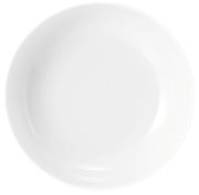 Weiße Foodbowl mit 25 cm Durchmesser, Ansicht von oben