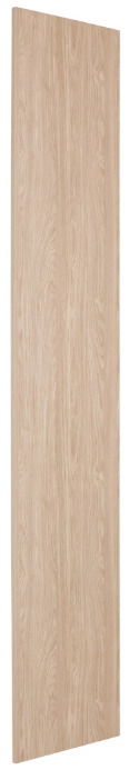 Eichenholz Tür in Seitenansicht, Maße 235x45 cm