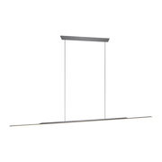 Moderne Pendelleuchte PURE Surface in minimalistischer Seitenansicht, mit schlankem, linearem Design und zwei dünnen Aufhängungen.