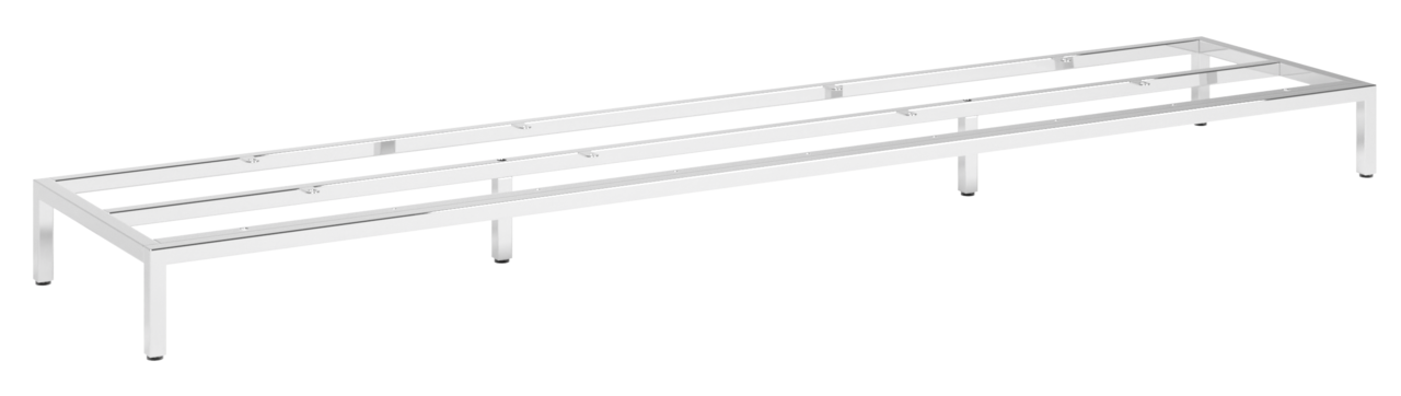 Novel Metallgestell 180cm STYLE Metallgestell 180cm in seitlicher Perspektive, robustes und minimalistisches Design.