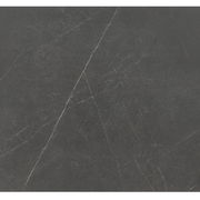 Draufsicht auf eine dunkelgraue Tischplatte mit feiner Marmorierung, geeignet für einen Gartentisch.