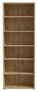 Holzregal mit fünf Einlegeböden, frontale Ansicht