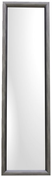 Standspiegel mit schwarzem Rahmen, ca. 50x180cm, Frontalansicht