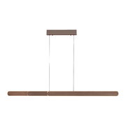 Moderne Pendelleuchte ADRIANA ROUND in minimalistischer, horizontaler Ausrichtung, seitliche Perspektive.