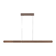 Moderne hanglamp ADRIANA ROUND in minimalistische, horizontale uitvoering, gezien vanaf de zijkant.
