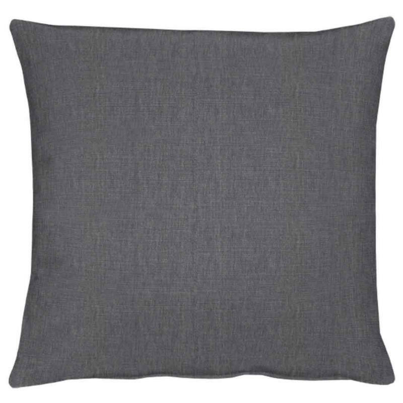 Graue Kissenhülle ca. 49x49cm, Vorderansicht