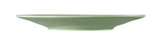 Zijaanzicht van een groene combischotel met een diameter van 16,5 cm.
