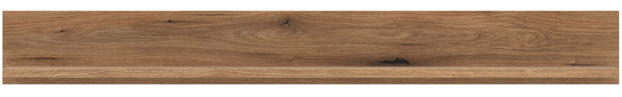 Z2 Wandplank CUT OUT Wandboard aus Holz in Frontansicht mit natürlicher Holzmaserung