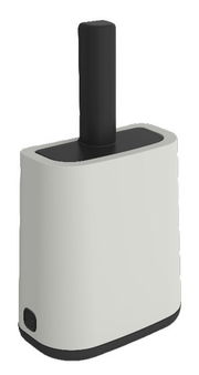 Katzenstreu Reinigungsset in modernem Design, seitliche Perspektive