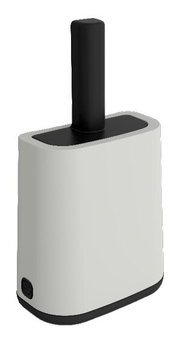 Katzenstreu Reinigungsset in modernem Design, seitliche Perspektive