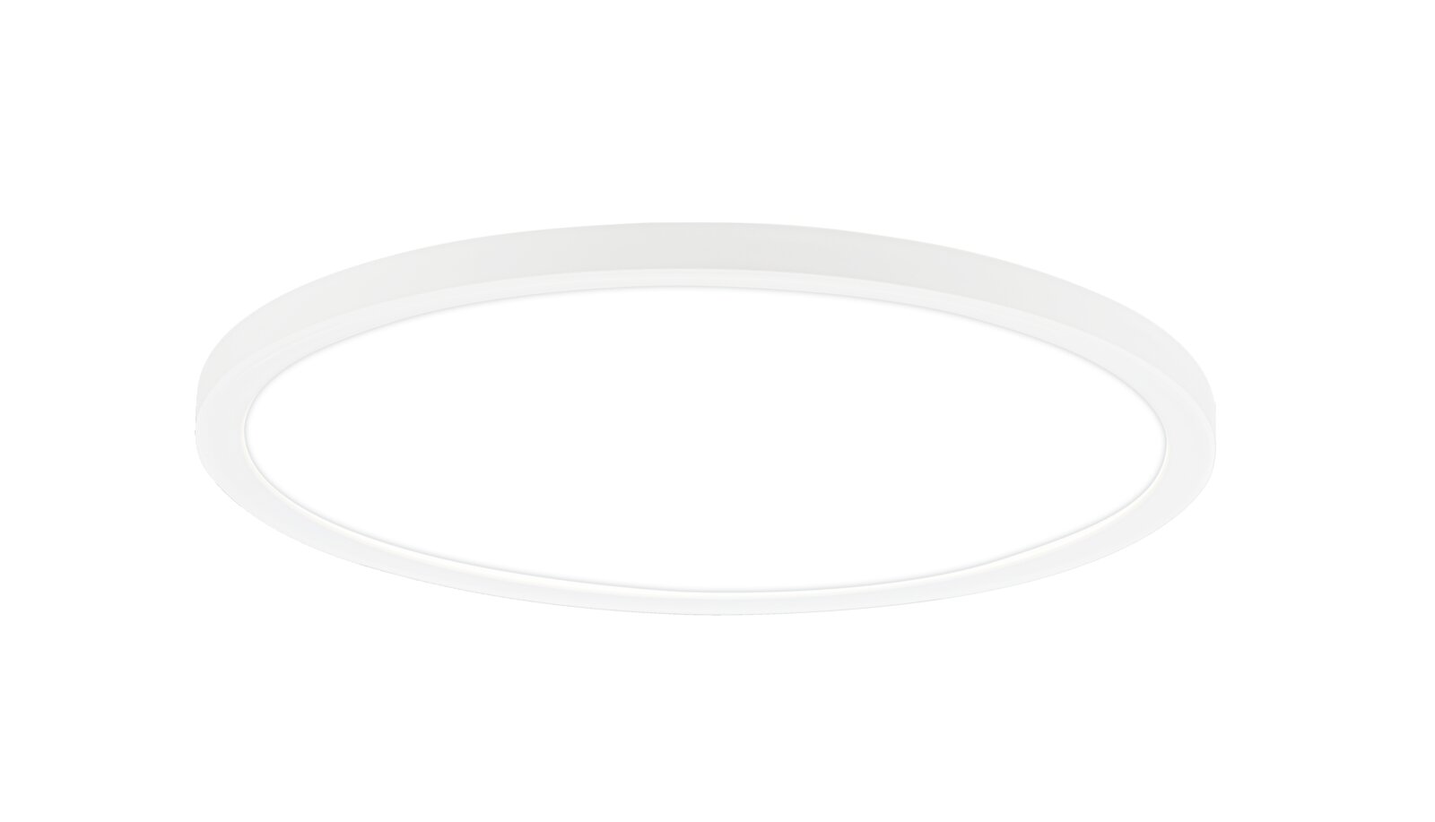 Ronde led-plafondlamp met bewegingssensor, zijaanzicht