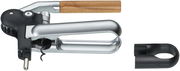 Hebelkorkenzieher WMF Baric mit Holzgriff und Metallhebel, seitliche Perspektive