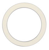 Runde LED-Deckenleuchte in Draufsicht