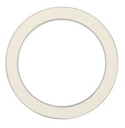 Runde LED-Deckenleuchte in Draufsicht