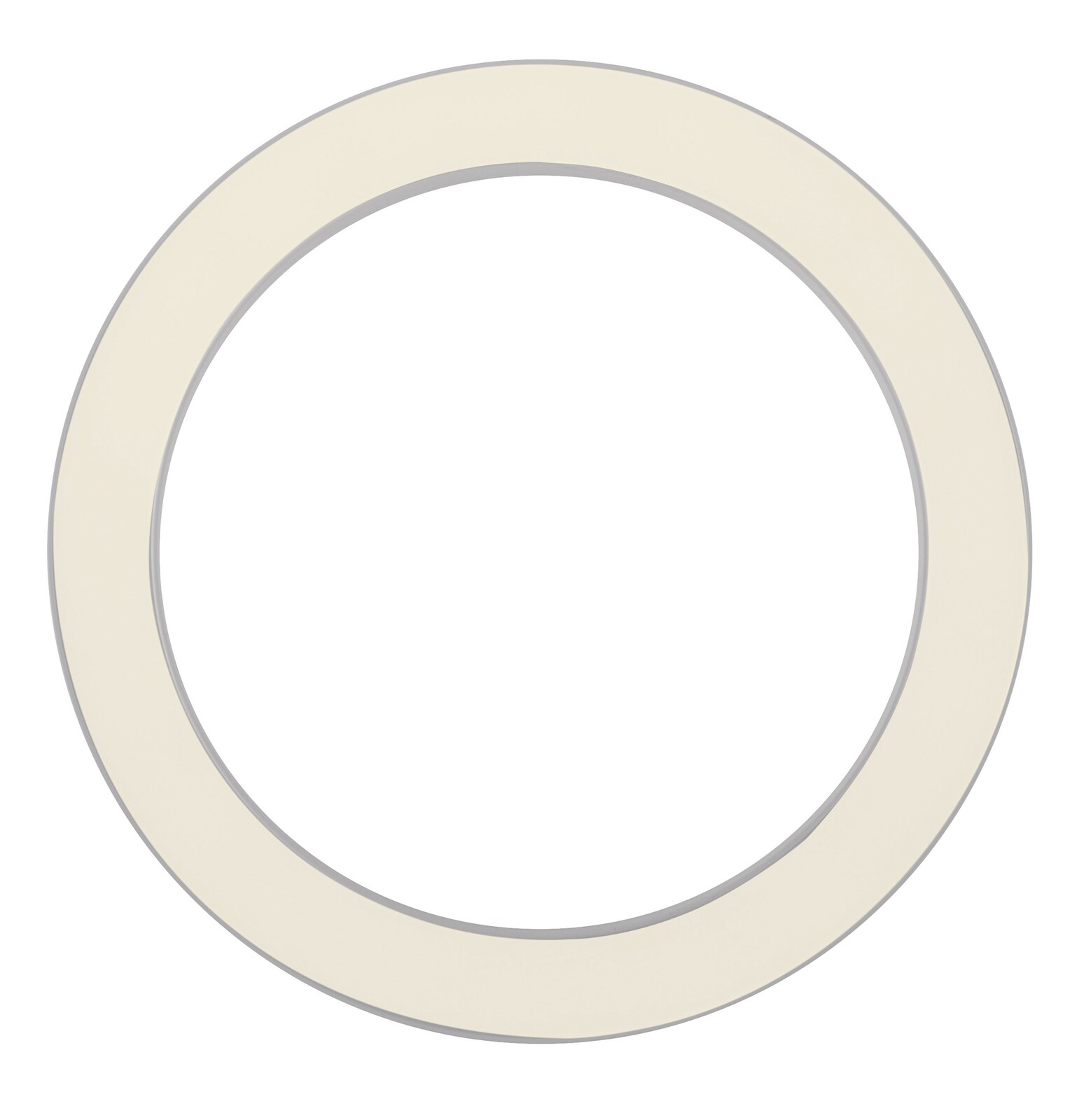 Runde LED-Deckenleuchte in Draufsicht