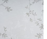 Schiebevorhang mit dezentem Blattmuster in Nahaufnahme