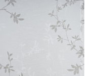 Schiebevorhang mit dezentem Blattmuster in Nahaufnahme