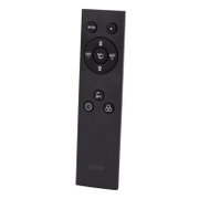 Schwarze LED-Fernbedienung mit Ein-/Aus-Taste, CCT+/CCT- und Dimm-/Nachtmodus-Symbolen, Frontansicht in leichter Schrägperspektive vor weißem Hintergrund