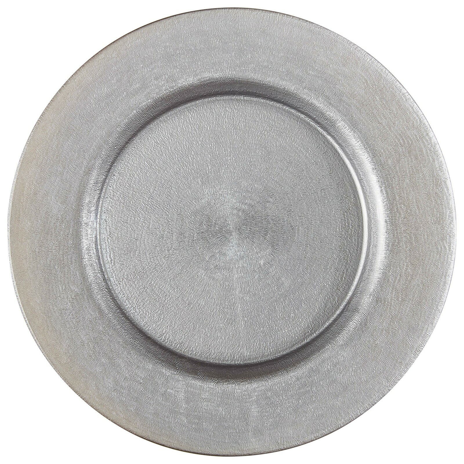 Grauer Platzteller aus der Serie Action, Draufsicht