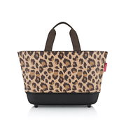 Einkaufskorb mit Leopardenmuster, Vorderansicht