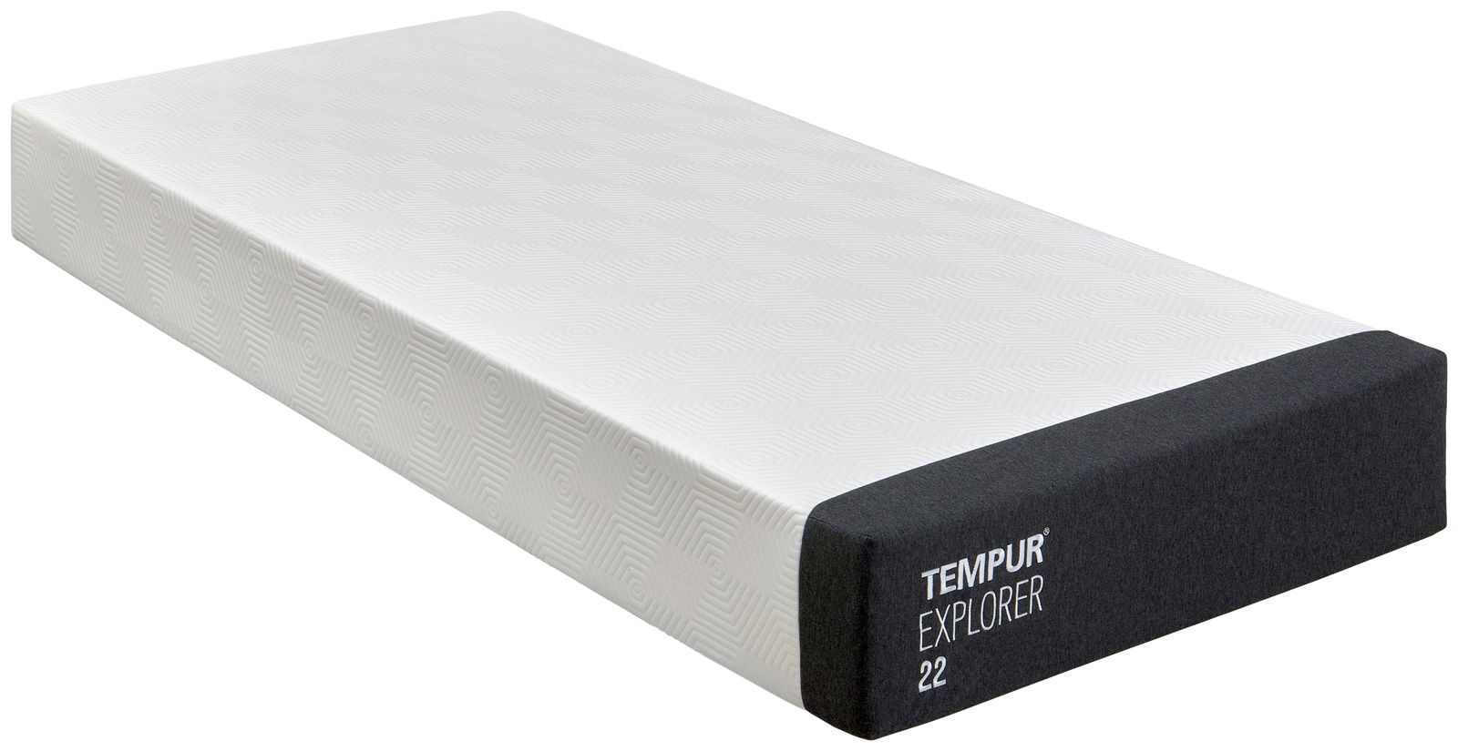 Tempur Viscomatratze 100x200 EXPLORER Tempur Viscomatratze Explorer in seitlicher Perspektive