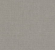 Nahaufnahme eines grauen Stoffmusters, möglicherweise für ein Bettgestell verwendet.