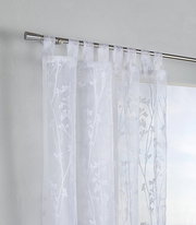 Schlaufenschal Florence mit floralem Muster, seitliche Perspektive