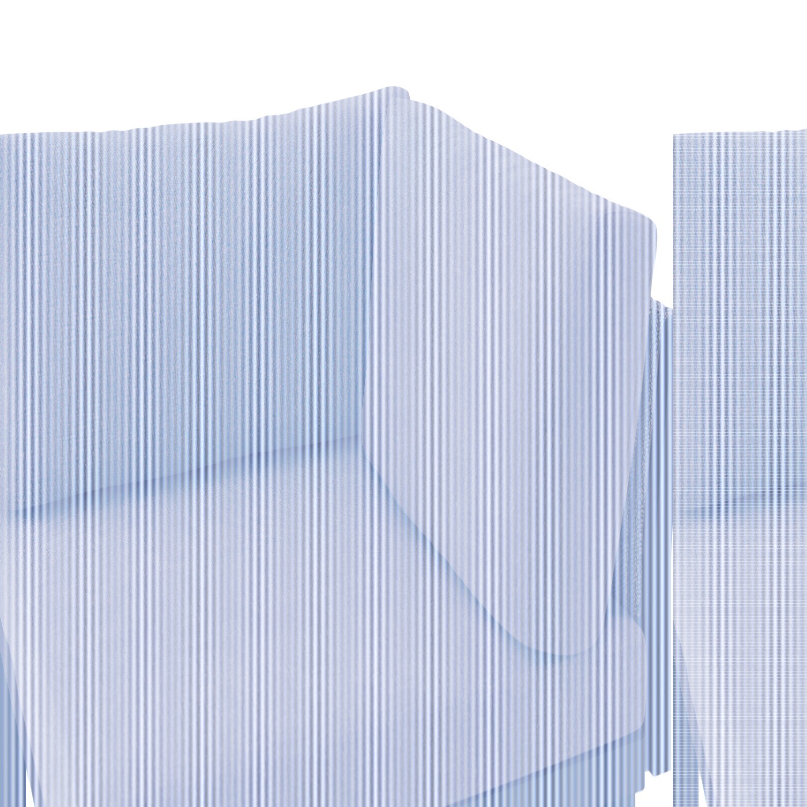 Grauer Sessel mit weichen Polstern, Nahaufnahme von der Seite