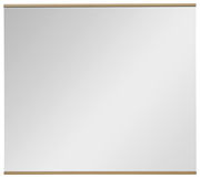 Rechteckiger Spiegel mit Holzrahmen, Frontalansicht