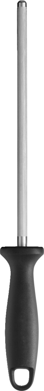 ZWILLING Messerblock FIVE STAR 7-tlg. Wetzstahl mit schwarzem Griff, frontal abgebildet