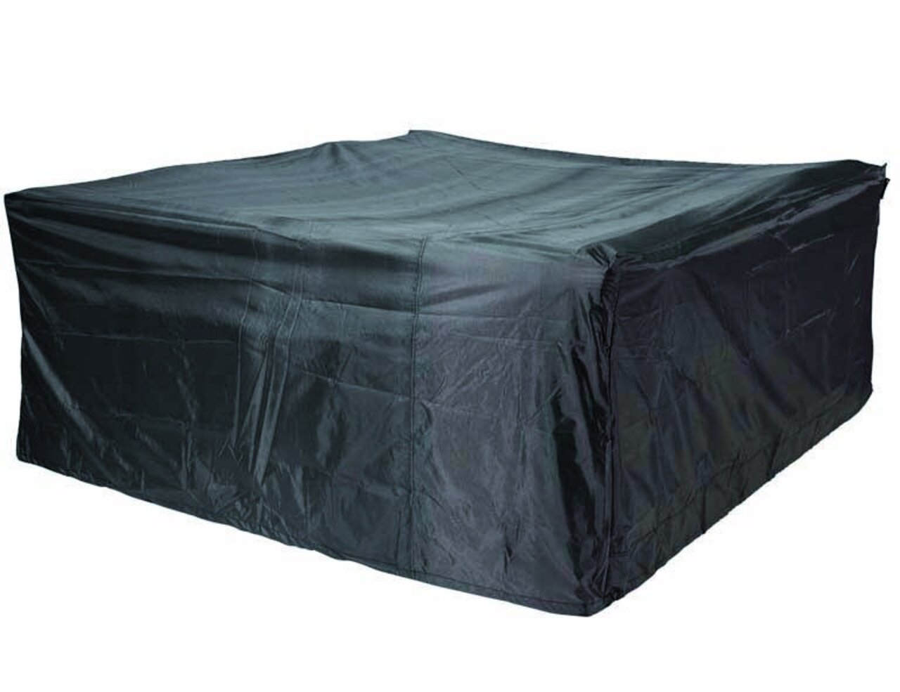 Schwarze Loungesethülle in seitlicher Perspektive