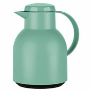 Grüne Isolierkanne der Serie SAMBA von Emsa, 1 Liter, seitliche Perspektive