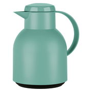 Grüne Isolierkanne der Serie SAMBA von Emsa, 1 Liter, seitliche Perspektive