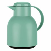 Grüne Isolierkanne der Serie SAMBA von Emsa, 1 Liter, seitliche Perspektive